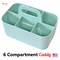 Enjoy Organizer | 3 Small Stackable Portable Simple 6-Compartment Art Marker Caddy - Made In USA